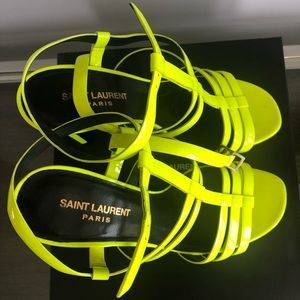 Saint Laurent neon yellow